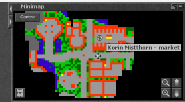Clicking an offer pins the seller on your minimap, name and all.